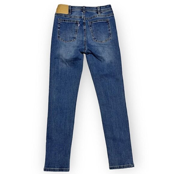 Acne Studios Bla Konst Mid-Rise Skinny Leg Luxury Designer Denim Jeans 24” (XS) - Picture 2 of 4
